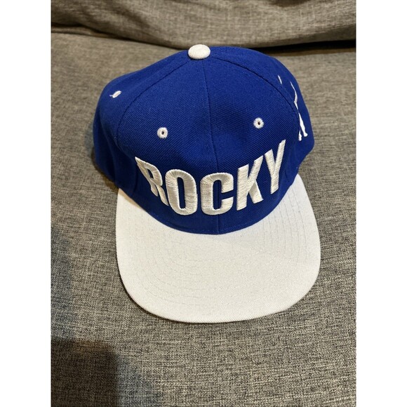 Rocky Hat Snap Back Adjustable Blue White HT67+72 - Picture 5 of 8